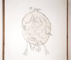 Lucio Fontana Important and Rare Pair of Lucio Fontana Painted Panels Entitled Battle  - 1713799