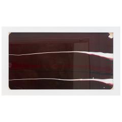 Lucio Fontana Lucio Fontana Concetto Spaziale black red and white oil on glass signed 1956 - 3346708