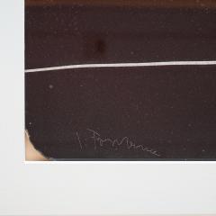Lucio Fontana Lucio Fontana Concetto Spaziale black red and white oil on glass signed 1956 - 3346711