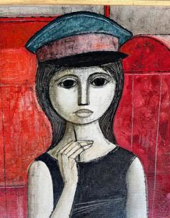 Lucio Ranucci Lucio Ranucci Italian Figurative Abstract Painting Acrylic on Linen Canvas - 3715334