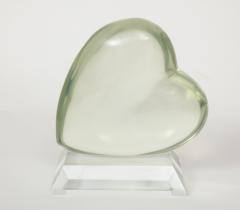 Lucite Heart Sculpture by Shlomi Haziza - 2942225