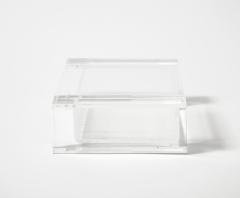 Lucite Transparent Box Italy c 1980 - 4046999