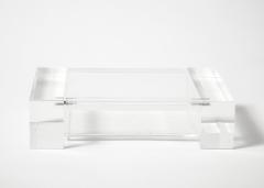 Lucite Transparent Box Italy c 1980 - 4047000