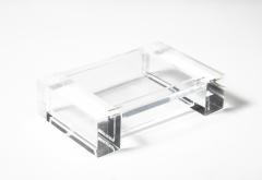 Lucite Transparent Box Italy c 1980 - 4047004