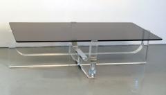 Lucite and Glass Coffee Table - 2675400