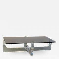 Lucite and Glass Coffee Table - 2678407