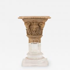 Lucite and Limestone Column or Pedestal - 2604843