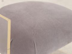 Lucite and Velvet Barrel Back Chair - 2681827