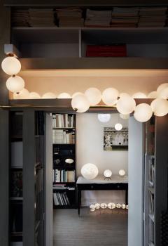 Ludovic Cl ment d Armont Pair of Pearl Necklace Pendant Lights Ludovic Cl ment d Armont - 1294988