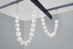 Ludovic Cl ment d Armont Pair of Pearl Necklace Pendant Lights Ludovic Cl ment d Armont - 1295002