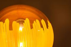 Ludovico Diaz de Santillana Lamp 831 in Orange by Ludovico Diaz de Santillana for Venini Italy 1960s - 4473681