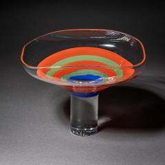 Ludovico Diaz de Santillana Philips Glass Vase by Ludovico Diaz de Santillana for Venini Italy 1968 70 - 4543322