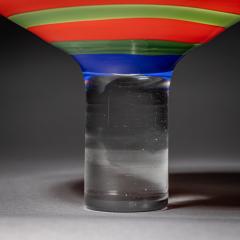 Ludovico Diaz de Santillana Philips Glass Vase by Ludovico Diaz de Santillana for Venini Italy 1968 70 - 4543325