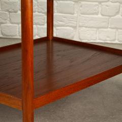 Ludvig Pontippidan Solid Teak and Formica Serving Trolley by Ludvig Pontoppidan Denmark 1950s - 3930328