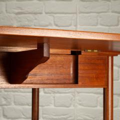 Ludvig Pontippidan Solid Teak and Formica Serving Trolley by Ludvig Pontoppidan Denmark 1950s - 3930330