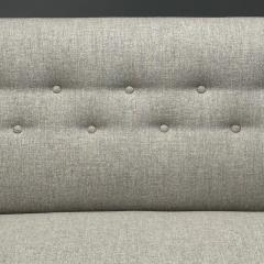 Ludvig Pontoppidan Ludvig Pontoppidan Danish Mid Century Modern Sofa Light Gray Wool 1950s - 3633306