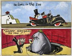 Ludwig Bemelmans Silly Willy Performing Seal Celebrates Happy Birthday - 4467787