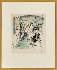 Ludwig Bemelmans Waiter Dancing and Strutting on a Ship Possible Madeline sighting - 2589262