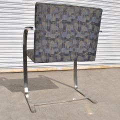 Ludwig Mies Van Der Rohe 1 Stainless Steel Flat Bar Mies Van Der Rohe Brno Chair for Knoll - 2755152