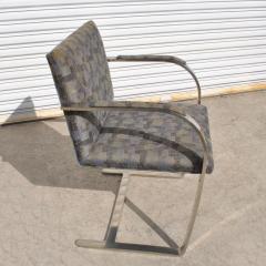 Ludwig Mies Van Der Rohe 1 Stainless Steel Flat Bar Mies Van Der Rohe Brno Chair for Knoll - 2755156