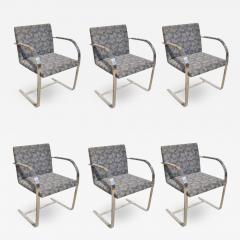 Ludwig Mies Van Der Rohe 1 Stainless Steel Flat Bar Mies Van Der Rohe Brno Chair for Knoll - 2759514