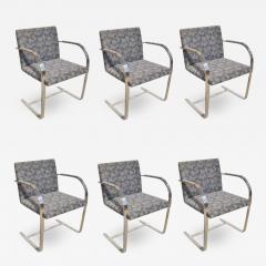 Ludwig Mies Van Der Rohe 1 Stainless Steel Flat Bar Mies Van Der Rohe Brno Chair for Knoll - 2759514