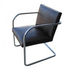 Ludwig Mies Van Der Rohe 1 Thonet Mies van der Rohe Brno Chair With Embossed Leather - 2718834