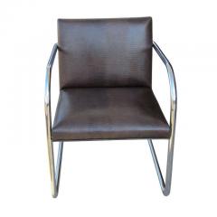 Ludwig Mies Van Der Rohe 1 Thonet Mies van der Rohe Brno Chair With Embossed Leather - 2718835