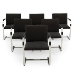 Ludwig Mies Van Der Rohe 6 BRNO Chairs by Ludwig Mies Van Der Rohe for Knoll Intl - 3636592