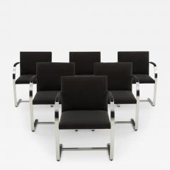 Ludwig Mies Van Der Rohe 6 BRNO Chairs by Ludwig Mies Van Der Rohe for Knoll Intl - 3637242