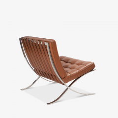 Ludwig Mies Van Der Rohe Barcelona Chairs in Leather Stainless Steel by Mies van der Rohe for Knoll - 2303026
