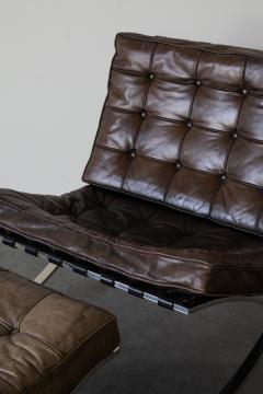 Ludwig Mies Van Der Rohe Barcelona Lounge Chair Ottoman By Mies van der Rohe for Knoll - 4513252