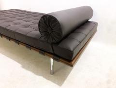 Ludwig Mies Van Der Rohe Black Leather Barcelona Daybed by Ludwig Mies van der Rohe for Knoll - 2995098