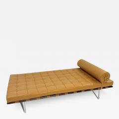 Ludwig Mies Van Der Rohe Cognac Barcelona Daybed by Ludwig Mies van der Rohe for Knoll 2000s - 3402936