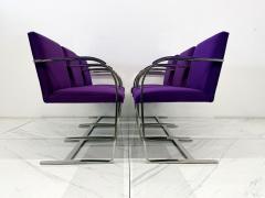 Ludwig Mies Van Der Rohe Knoll BRNO Flat Bar Armchairs by Mies van der Rohe Set of 6 - 4436092