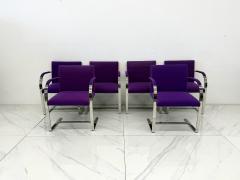 Ludwig Mies Van Der Rohe Knoll BRNO Flat Bar Armchairs by Mies van der Rohe Set of 6 - 4436094
