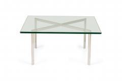 Ludwig Mies Van Der Rohe Knoll Barcelona American Mid Century Chrome X coffee Table - 4273113