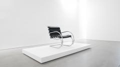 Ludwig Mies Van Der Rohe MR Lounge Chair with Chrome Steel Frame - 455204