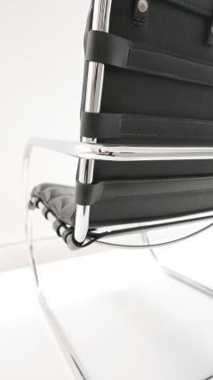 Ludwig Mies Van Der Rohe MR Lounge Chair with Chrome Steel Frame - 455207