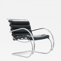 Ludwig Mies Van Der Rohe MR Lounge Chair with Chrome Steel Frame - 455402