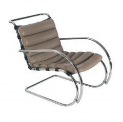 Ludwig Mies Van Der Rohe Mid Century Modern Mr Lounge Chairs in Leather by Mies Van Der Rohe for Stendig - 2606716