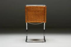 Ludwig Mies Van Der Rohe Mies Van Der Rohe MR10 Rattan Easy Chairs Germany 1980s - 3420033