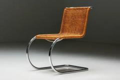 Ludwig Mies Van Der Rohe Mies Van Der Rohe MR10 Rattan Easy Chairs Germany 1980s - 3420212