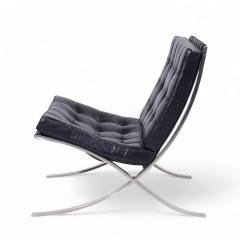 Ludwig Mies Van Der Rohe Mies Van Der Rohe for Knoll Barcelona Mid Century Lounge Chairs Pair - 4218730