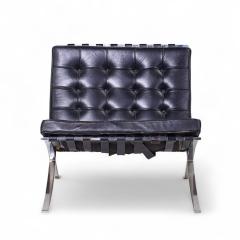Ludwig Mies Van Der Rohe Mies Van Der Rohe for Knoll Barcelona Mid Century Lounge Chairs Pair - 4218731