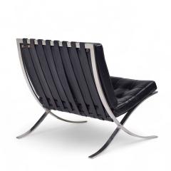 Ludwig Mies Van Der Rohe Mies Van Der Rohe for Knoll Barcelona Mid Century Lounge Chairs Pair - 4218737