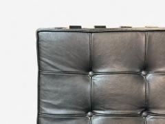Ludwig Mies Van Der Rohe Mies van der Rohe Black Leather Chrome Early Barcelona Chairs USA 1960s - 4217389