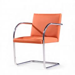 Ludwig Mies Van Der Rohe Mies van der Rohe for Knoll BRNO Cantilever Chrome Dining Chairs Set of 8 - 4440986