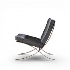 Ludwig Mies Van Der Rohe Mies van der Rohe for Knoll Mid Century Barcelona Chairs Pair - 4660139