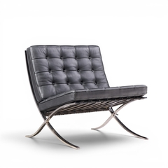 Ludwig Mies Van Der Rohe Mies van der Rohe for Knoll Mid Century Barcelona Chairs Pair - 4710503